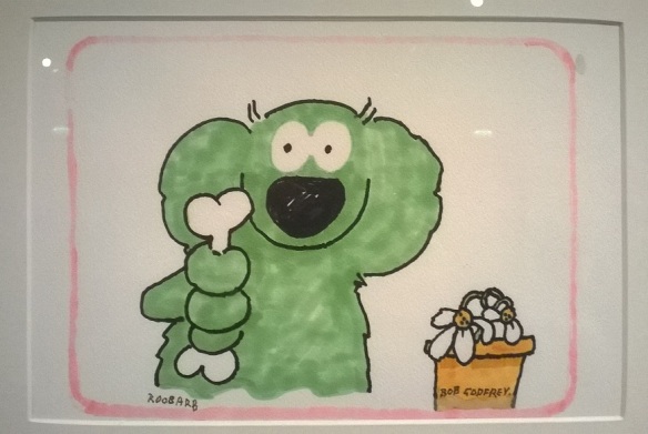 Roobarb animation cel.