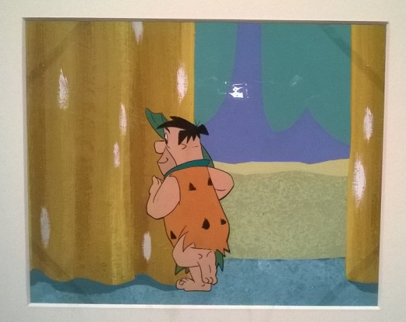 Fred Flintstone animation cel.